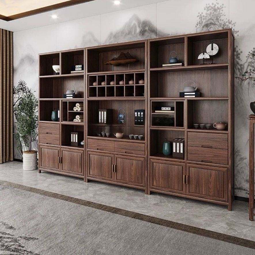 新中式老榆木茶室展示柜实木博古架办公柜书柜多宝阁酒柜右边柜架,玩具/童车/益智/积木/模型,垂直悬浮玩具,淘宝优惠券,粉丝福利购,淘宝优惠卷