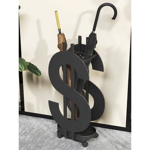 摆件雨伞收纳架家用商用窄小款雨伞架桶放伞置物架创意