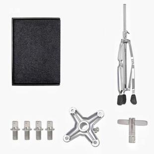 架子鼓打盘打击乐托托盘打击乐XCK托盘琴带支架小打小桌槌鼓棒架