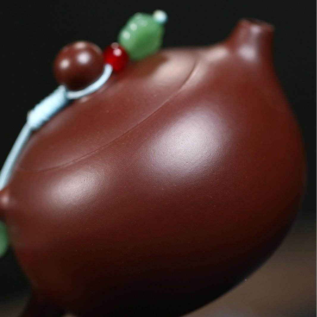 宜兴紫砂目制壶匠人工MNS百紫泥卡盖小品西施125c高档手茶壶