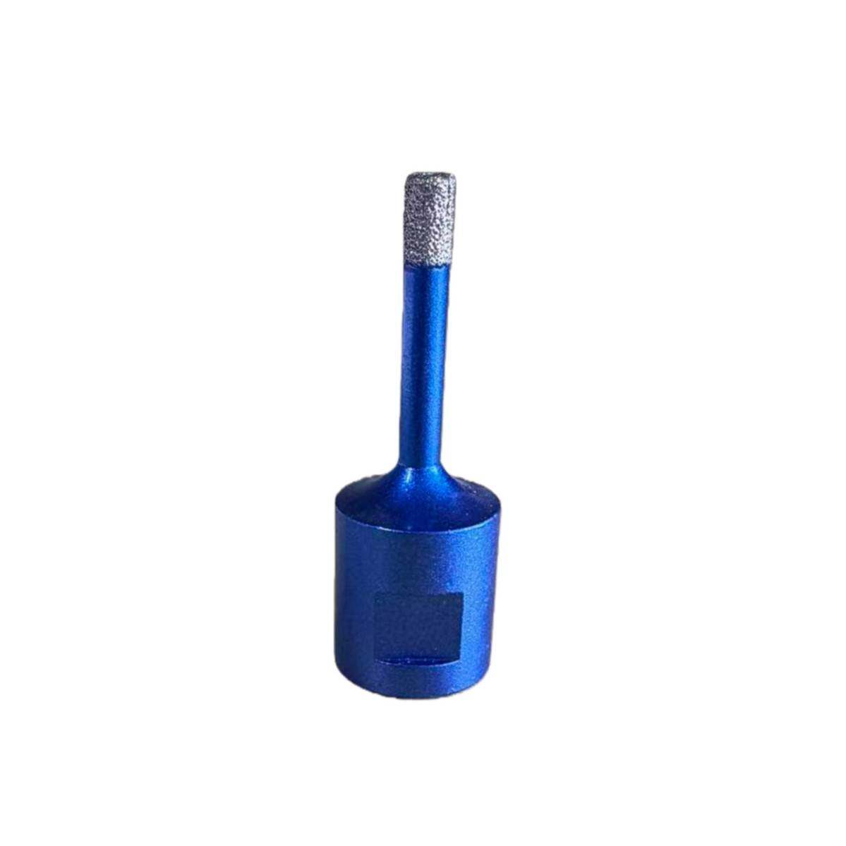 蓝色M14钎焊金刚石开孔器瓷砖大理石石材干打钻头玻璃开孔器套装