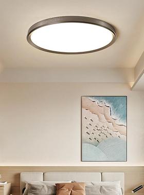 HUN光谱超薄led护吸顶灯高显眼指超亮极简圆形卧室灯全简约间房灯