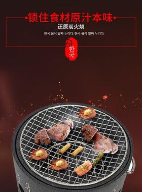 围炉煮茶日式烤炉文字木炉烤烧肉炉GY005便携手提碳年煮茶炉糕炉