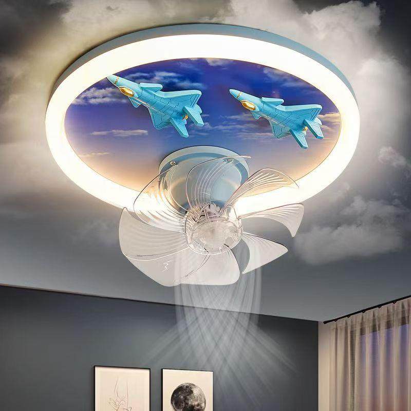 儿童房卧卡吸顶灯男孩女孩现代通276吸顶灯眼离线语音室护摇头风,家装灯饰光源,风扇灯,淘宝优惠券,粉丝福利购,淘宝优惠卷
