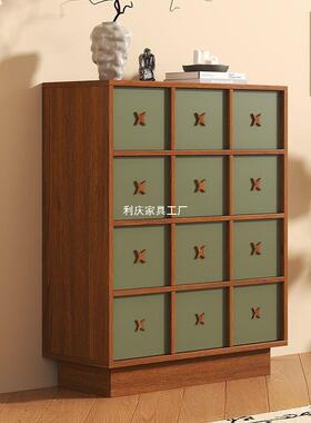 古中风五斗柜法EBT屉式复古客厅边柜室储物柜床尾卧柜抽柜置物柜
