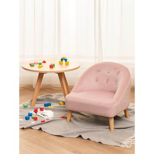 程采购小沙发书读角沙GWI发椅小孩看区布工置女孩迷你宝宝凳子阅