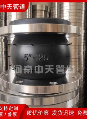 30ZEN4锈钢膨可曲挠橡胶软接头DN80100柔性软连接XT-PN10/16K胀不