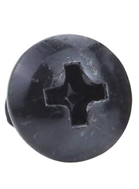 蘑TT/黑色十字槽大扁WQB头尾自攻割螺丝铣尾螺丝伞头菇头螺丝钉M3