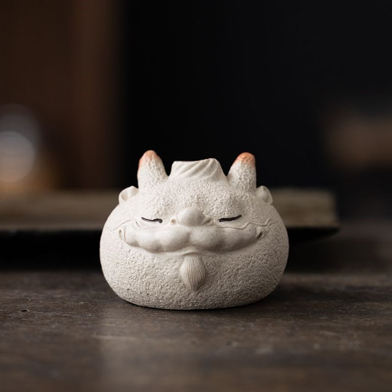 紫砂茶宠摆件精品赵永辉小笼包可爱小龙可养茶具茶盘手工装饰茶玩