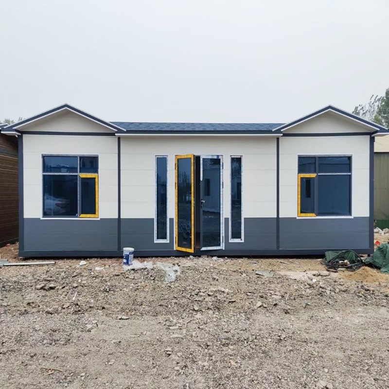 景区公园活动房集装箱移动别墅房轻钢屋子农村住人金属雕花板民宿