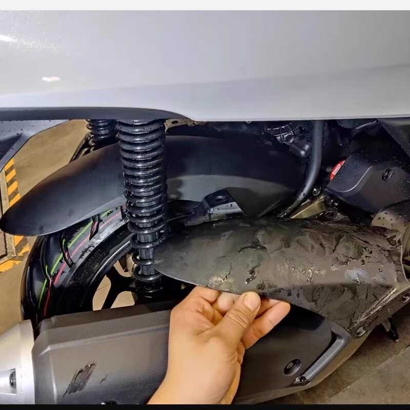 适用 PCX10 DV10改装加长后挡泥板无损安装泥瓦后盾挡沙板配件