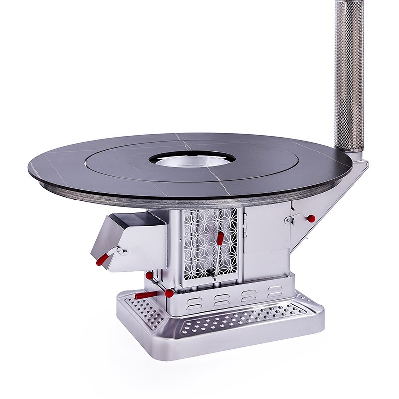 新型柴火气化炉农村家用冬季室内取暖炉子烧木柴火节能无烟烤火炉