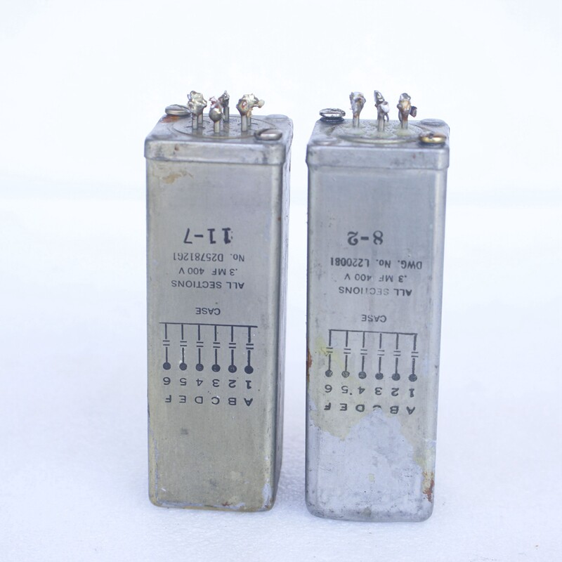 西电机器下机针脚古董0.3uf 400V发烧胆机仪器油浸无极电容单只价