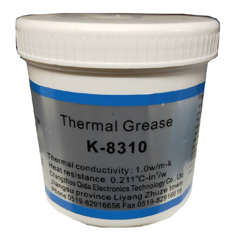 卡奇达K-8310导热硅脂绝缘耐高温散热膏不固导热系数1.0白色1000g