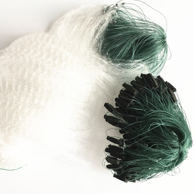 槐渔1指1.5指单层网白条网餐鱼网小鱼网粘网白条鱼网丝网沾网