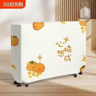 折叠床防尘罩子单人午睡床罩办公室躺椅保护罩陪护床遮灰布防灰尘