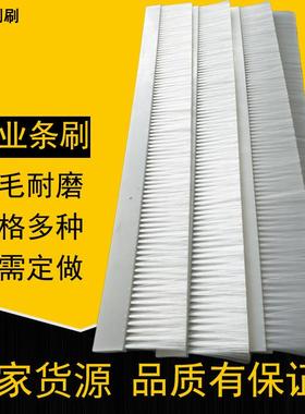 EVJ厂家生产植毛尼龙刷除尘工业毛刷条清现P洁白色P排条刷条形毛