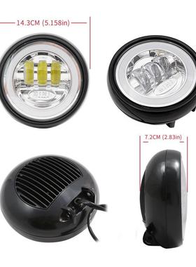 天使眼BoM行a日灯带白色光圈a雾灯迷XLB你R50专用带支架