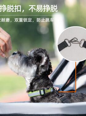 宠推车狗猫咪泰迪婴推车IBR外出小狗型宠物物车轻便可折叠户外手