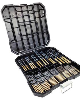 麻花钻头AVR手钻钻头套装不锈钢孔钢铁金属打合金钻头11-0mm电超