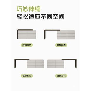 实木妆7字DSJ型边撑桌子桌单面电视柜延长板支L型搭台板梳台