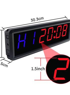 旌诺跨境健身房循环训练计时器 自定义Tabata高燃定时器多功能