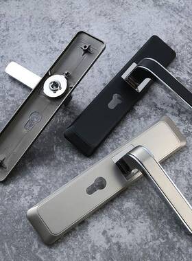 简约NNE间房门锁锁室卧室实木门锁通用执手锁家内用静音机械门把