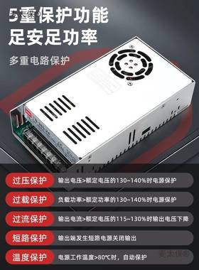 S-50-24V开关电源12V48V5监控1PNE5W2W35W100W200W3050W40W00麦太