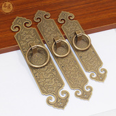 中式 仿古实木门花格门铜把手室内门屏风隔断门把手酒店衣柜门拉手