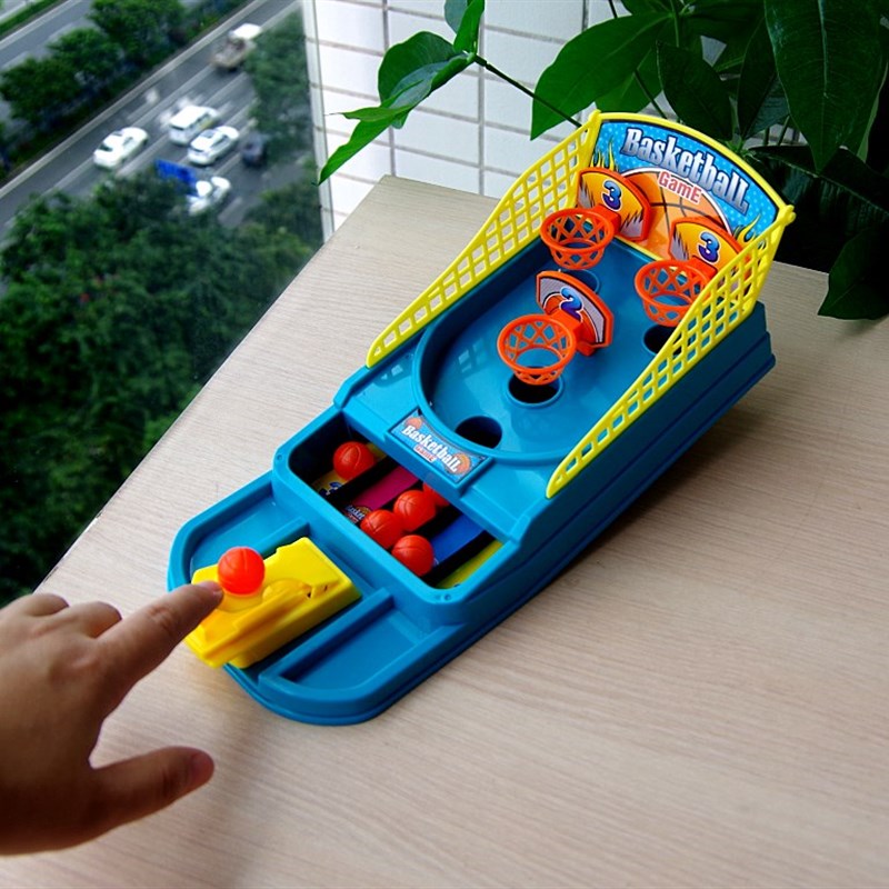 投篮竞技游戏篮球机儿童益智力早教桌游手眼协调亲子互动