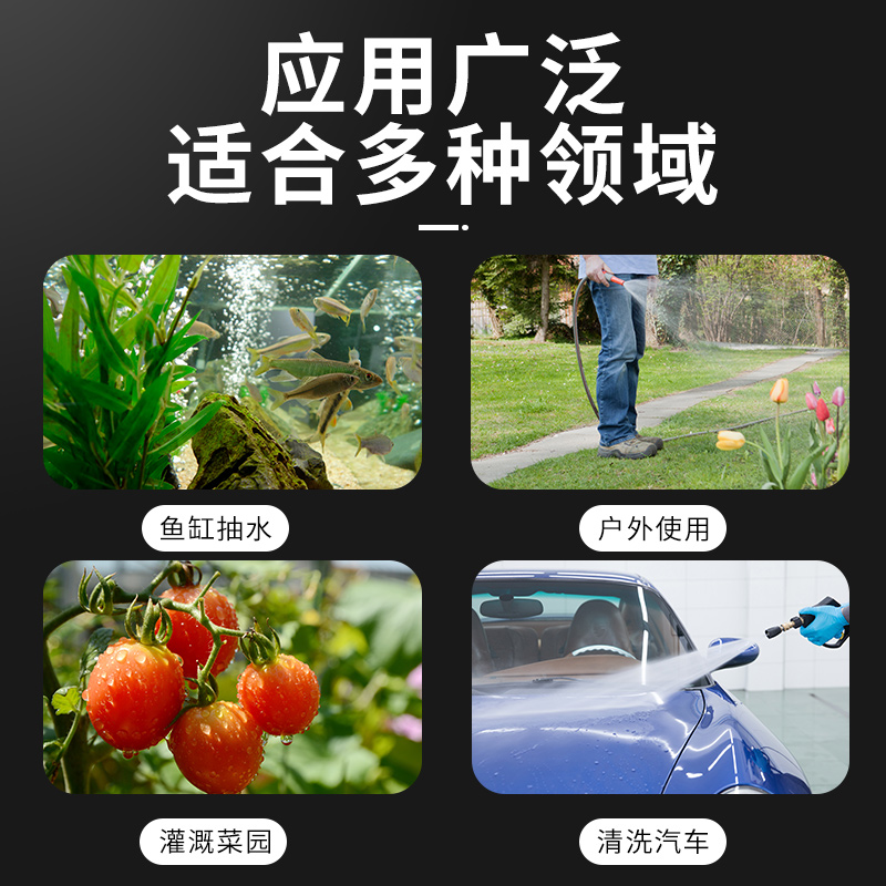 家用携式手电钻鱼缸抽水泵便手动大功率驱动自吸式柴油小型抽水机