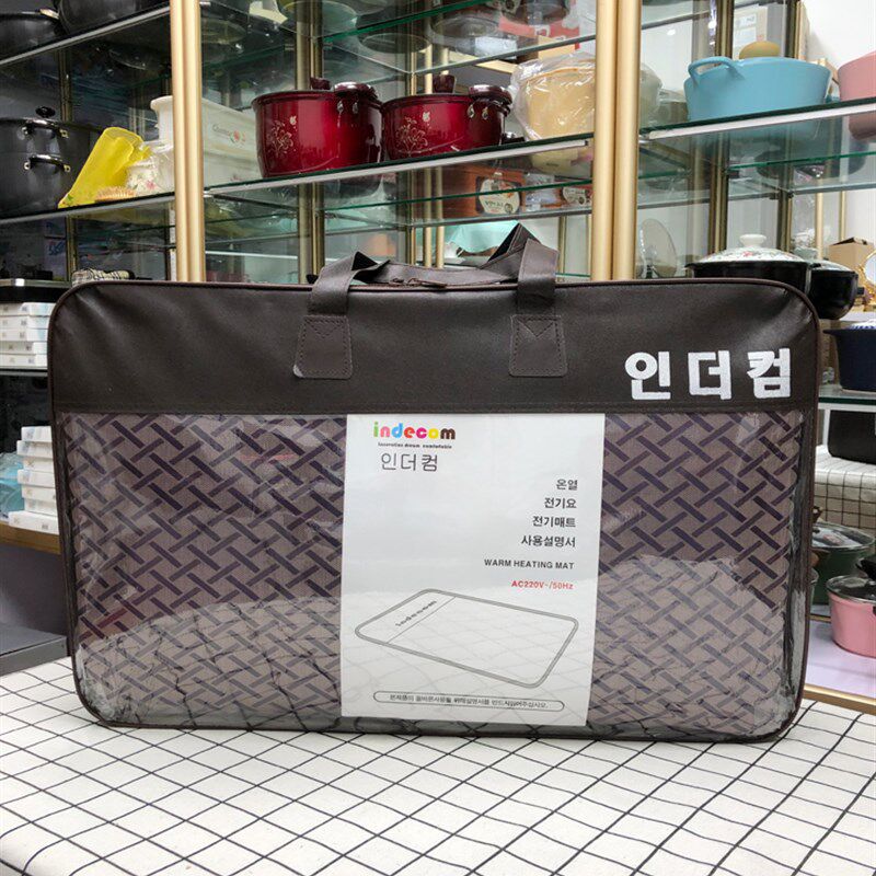 韩国茵德科电热毯PVC皮革安全防水无辐射电褥子双温双控加大宿舍
