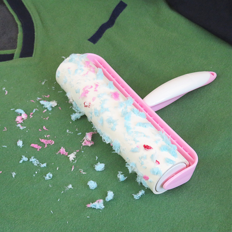 粘毛器滚筒纸宠物衣物粘毛纸可撕式19cm粘尘纸筒替换纸芯卷黏毛发