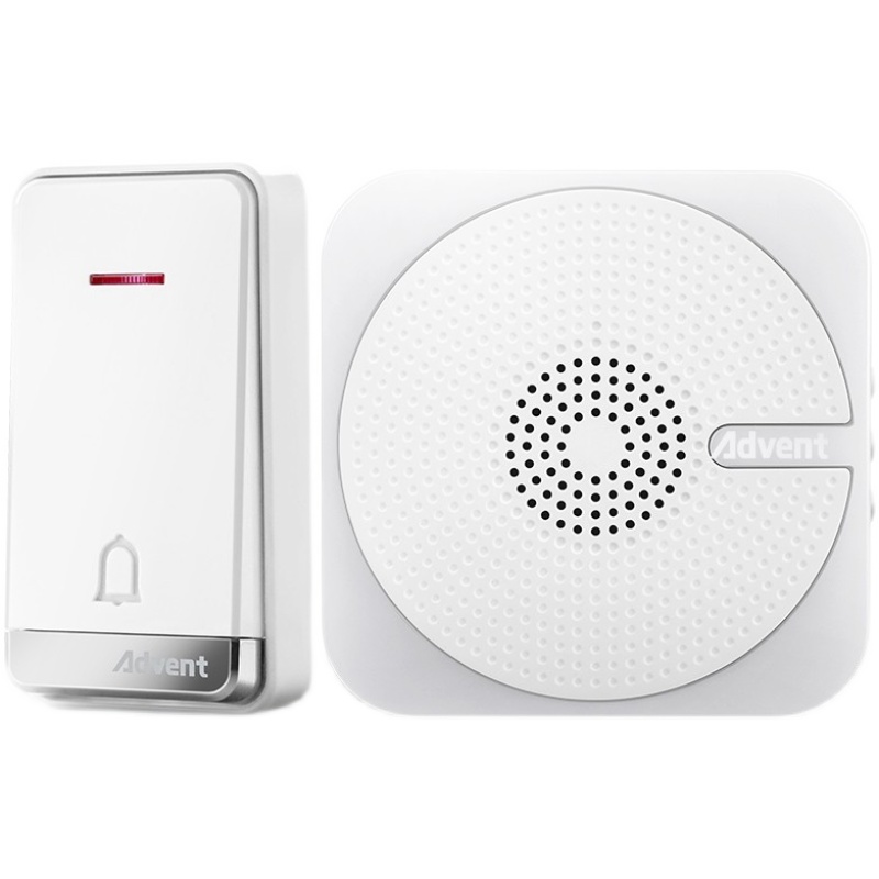 海得曼自发电门铃无线家用智能电子门钟呼叫器超远距离商用闪光玲