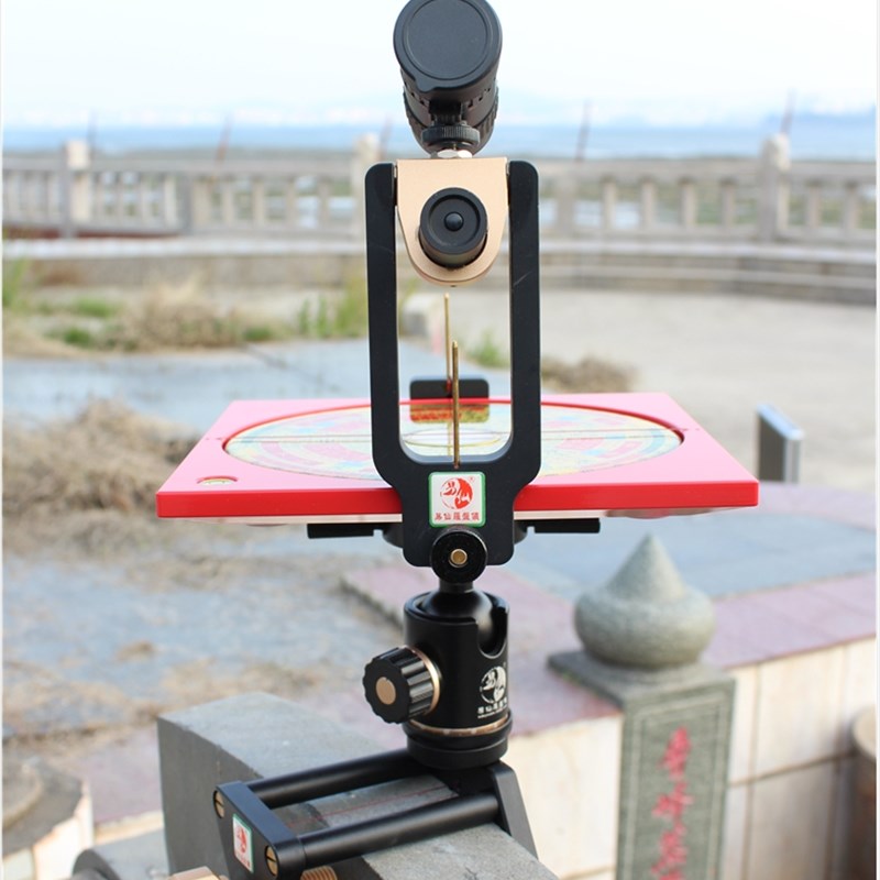易仙绿激光罗盘定位仪三脚架支架罗经杖对准仪指向器定向仪铝合金