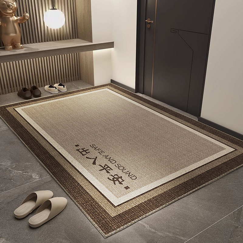 2024新款入户门内地垫耐脏门口家用高级感门垫防滑玄关地毯可裁剪