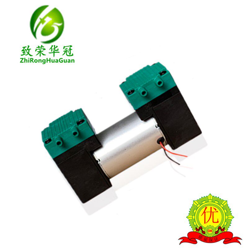双头泵直流微型真空泵抽气12V220V小型迷你静音雾化机用隔膜吸气