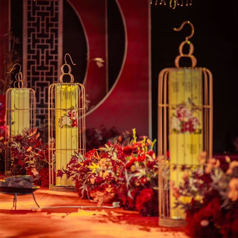 婚庆道具中式婚礼鸟笼路引婚庆布置摆件装饰
