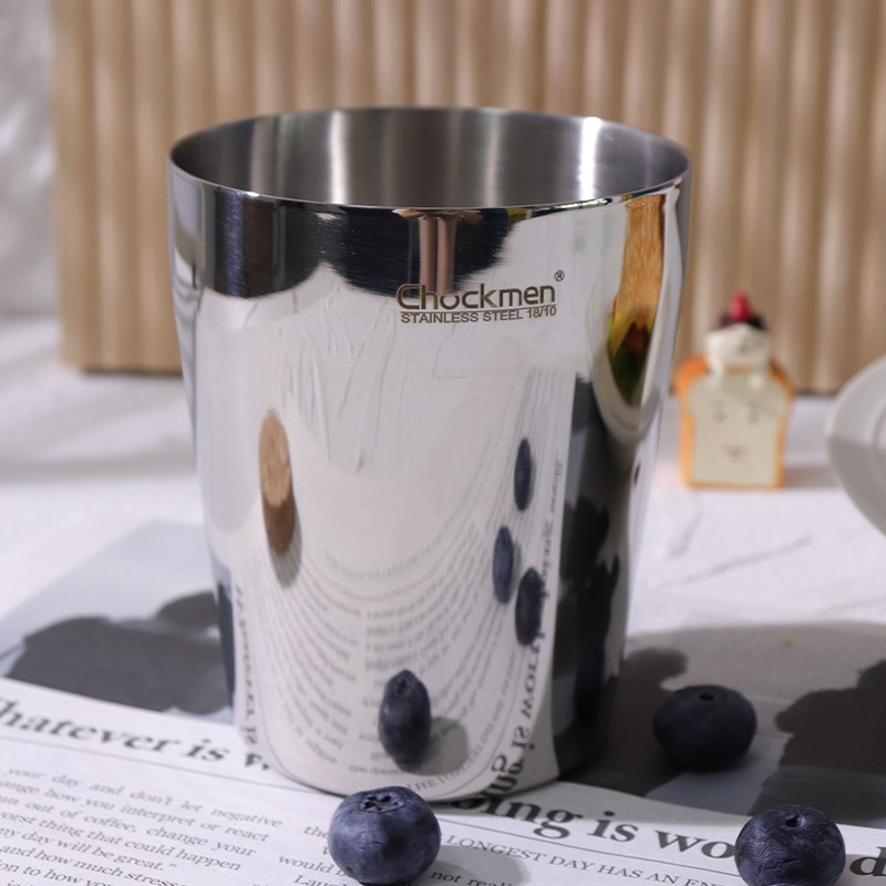 【出口德国】18-10不锈钢啤酒杯冷饮杯随手杯防摔水杯果汁牛奶杯