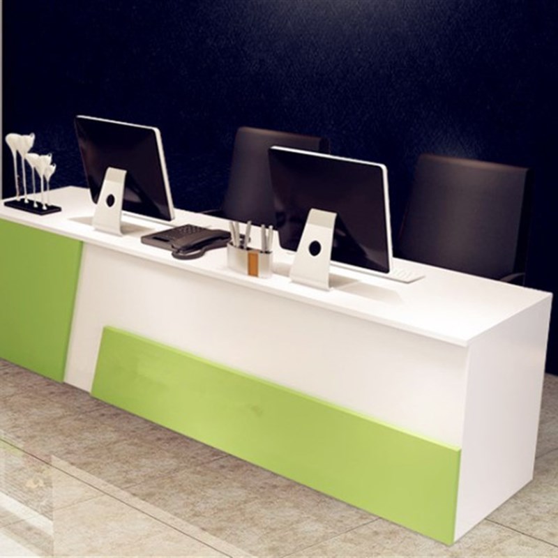 旅行社服务台房产中介电脑办公桌子前台接待台简约吧台桌收银台柜