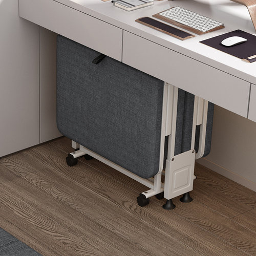 办公室午休折叠床四折小床医院陪护休息午睡行军床带轮子可折叠