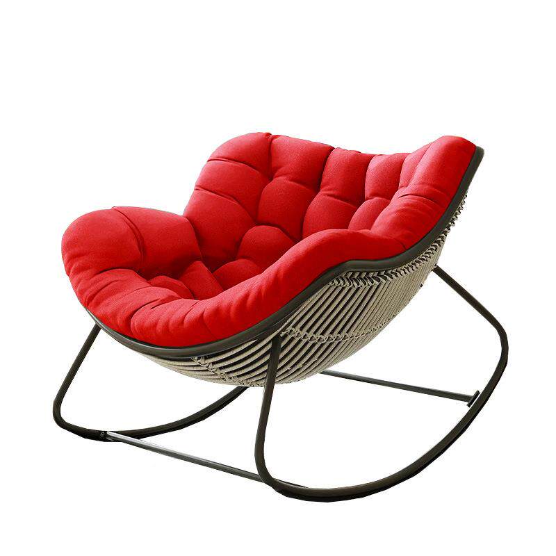 懒人摇LWN摇椅坐家用内阳台单人沙发坐一垫坐靠体垫子室外吊篮坐