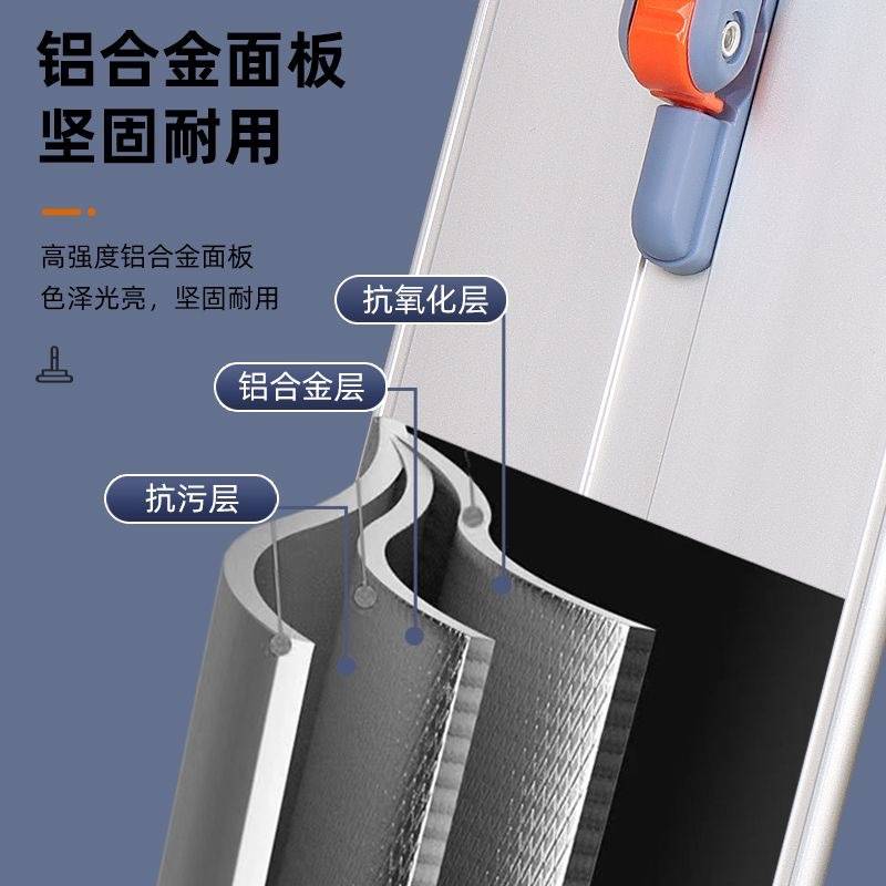洁仕宝平板拖把家用一拖净免手洗2024新款铝合金大号墩拖布干湿两