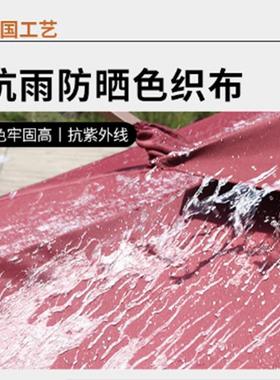 外户遮阳伞庭院伞摆摊室伞外大太阳伞中柱伞夜YGF清市网红花园折