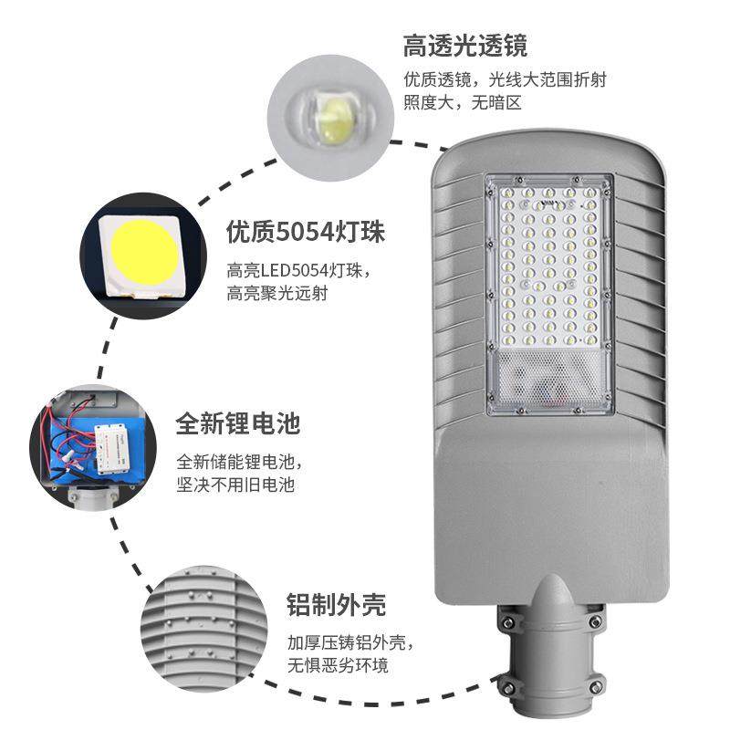 ed市电路灯改造旧RGH路灯维修3.坏2lV太阳能化路灯更换维护一体灯