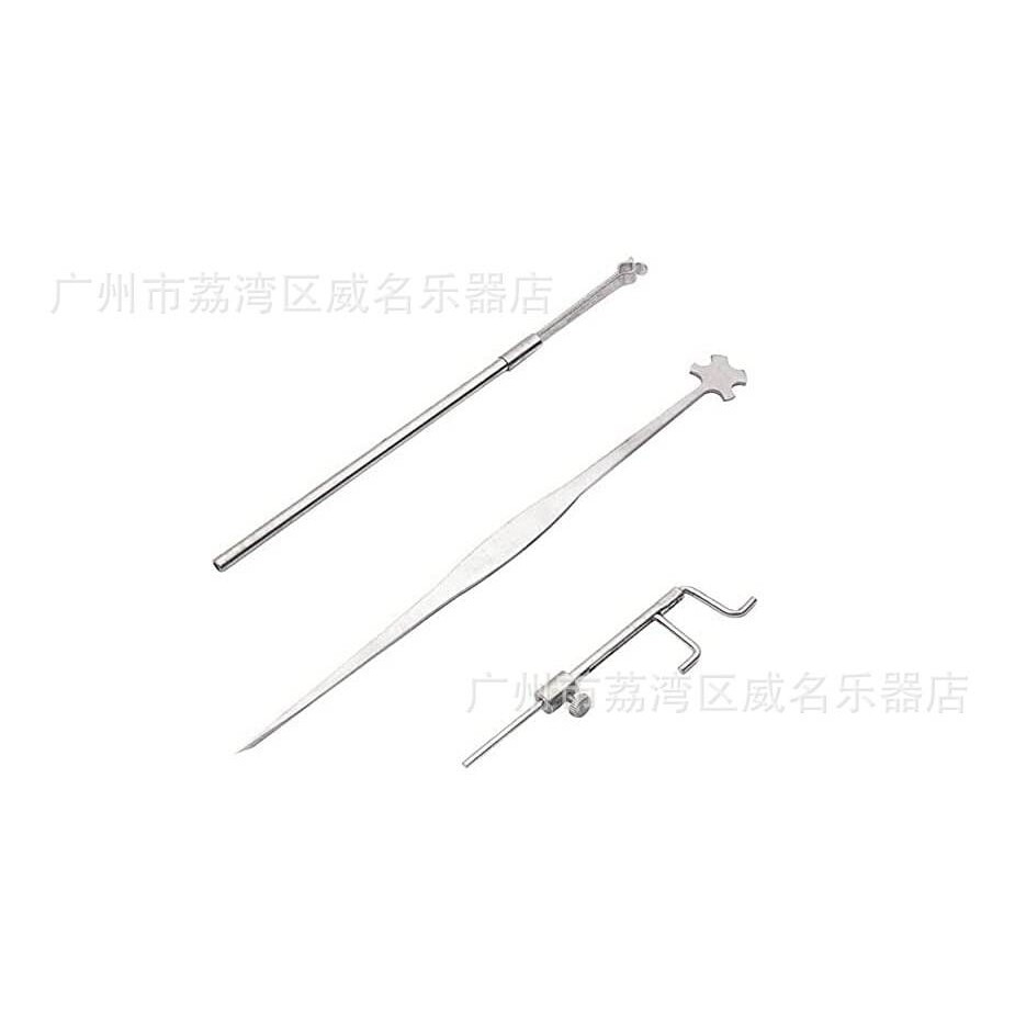 小提琴音柱钩夹 音柱尺夹具磨具工具音叉维修提琴工具套装11件套