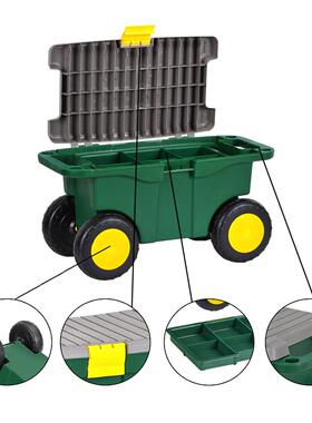 M2J-01174创意轮五金工具1收纳盒塑料车载带用品收纳箱园艺工具箱