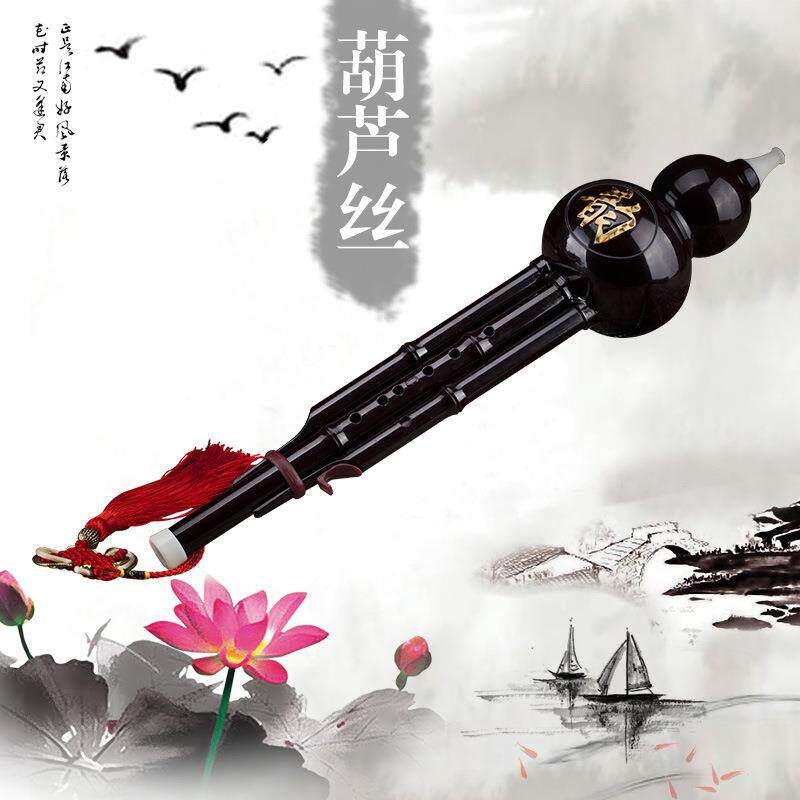 葫芦丝乐型器初KPA学入门业小生C调专演奏成人降B调防摔学胶木葫