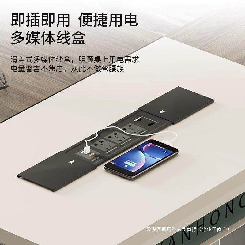高端时大尚老桌办公裁桌无品牌/简约现代主管桌总办公室板单人班