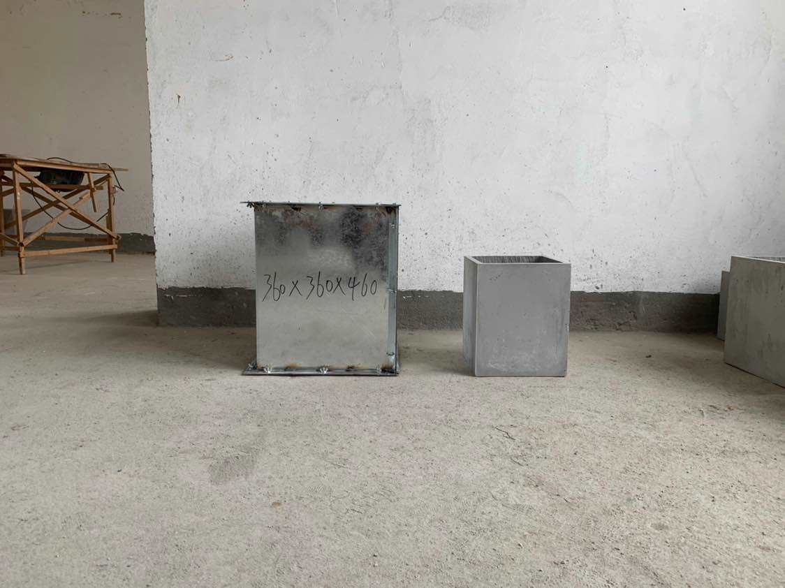 正方形水泥花盆模具镁泥花箱铁制特大阳台露台种植盆栽创意大全套